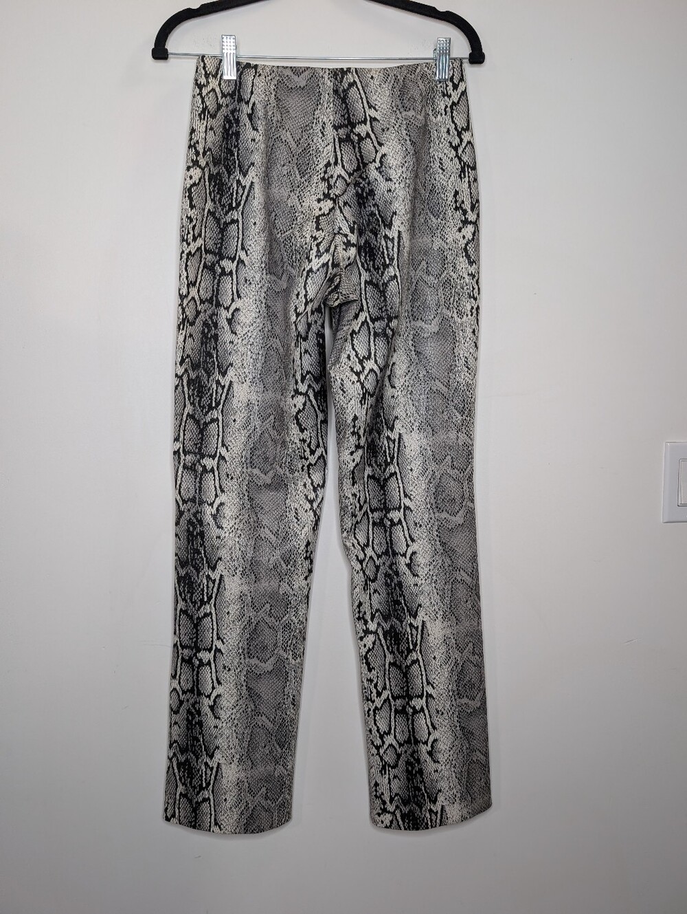 Cache Black & Gray Snakeskin Bootcut Pants - Picture 5 of 7
